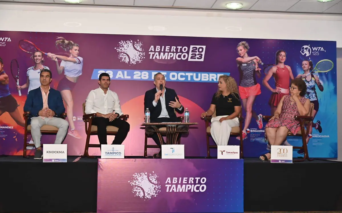 Confirman Abierto de Tenis en Tampico 